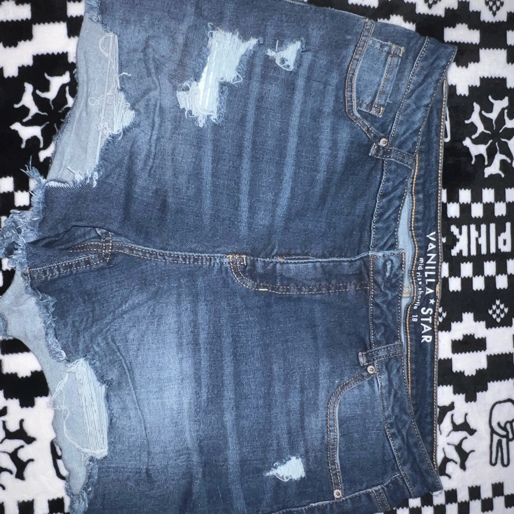 Denim shorts